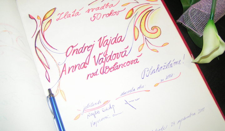 11. fotografia fotogalérie Ondrej Vajda a Anna Vajdová - 50. výročie sobáša